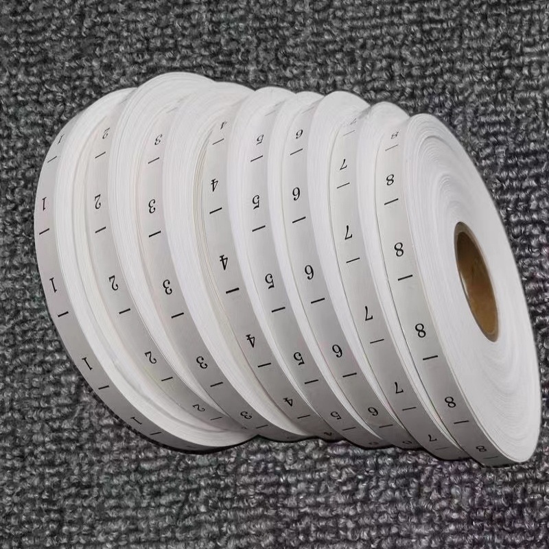 Baby Clothing Labels - 3000PCS/Roll 1-100 Number Size Labels Synthetic