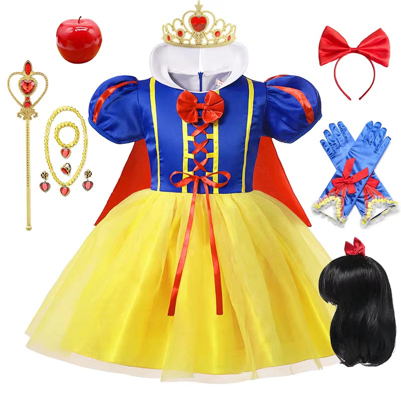 Baby Q Clothing - Snow White Princess Dress Kids Girl