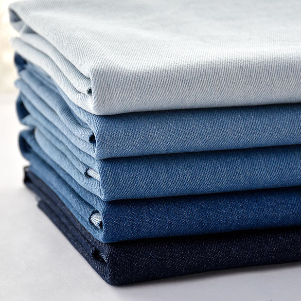 Baby Clothing Wash - 50*150cm Washed Denim Fabrics Pure Cotton