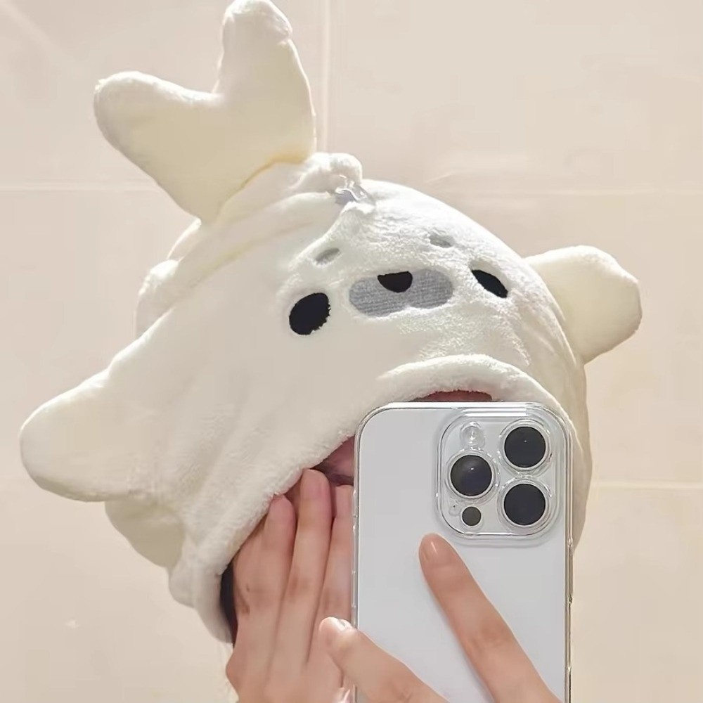 Cartoon Baby Seal Dry Hair Cap - огляд і ціна Baby Clothing Wash