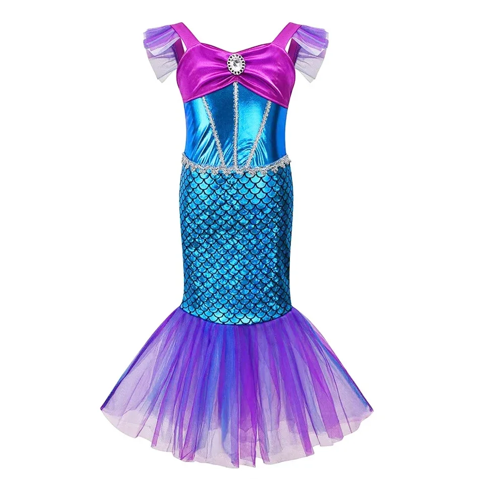 Mermaid Dress Girls Kids Cospl - огляд і ціна Baby Q Clothing