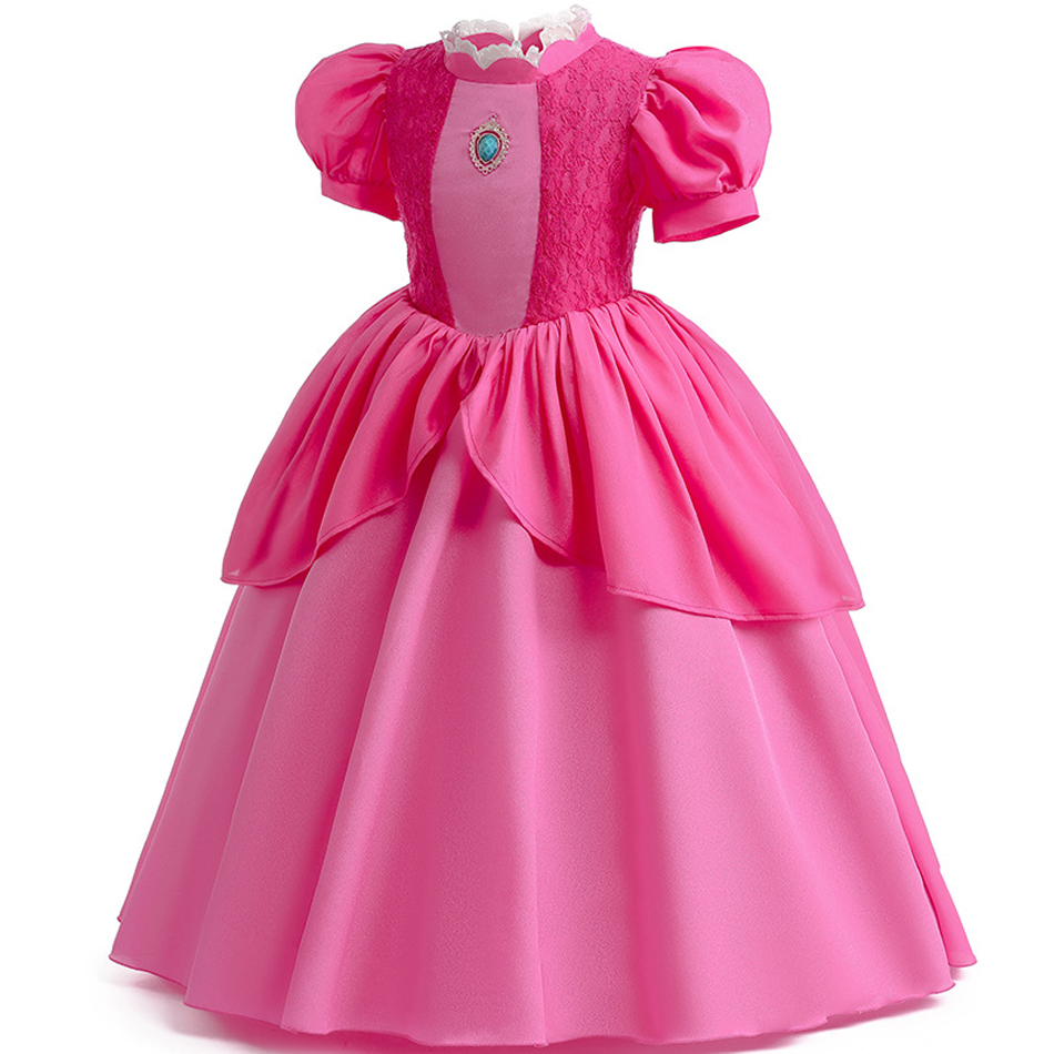 Peach Princess Dress For Girl  - огляд і ціна Baby Q Clothing