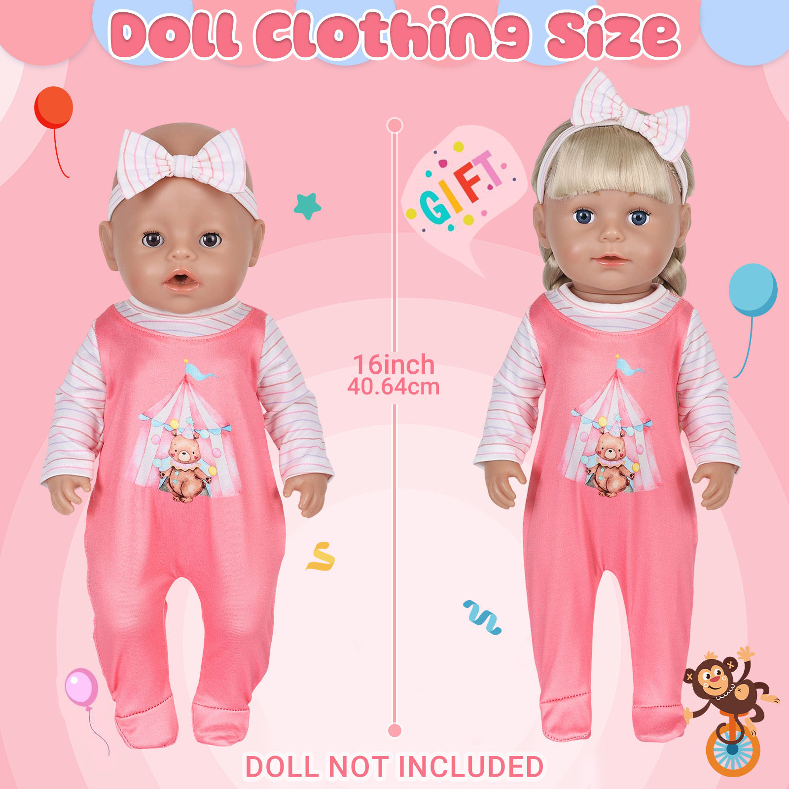 Doll Clothes for 16-18inch 40- - огляд і ціна Baby Clothing Gift Set