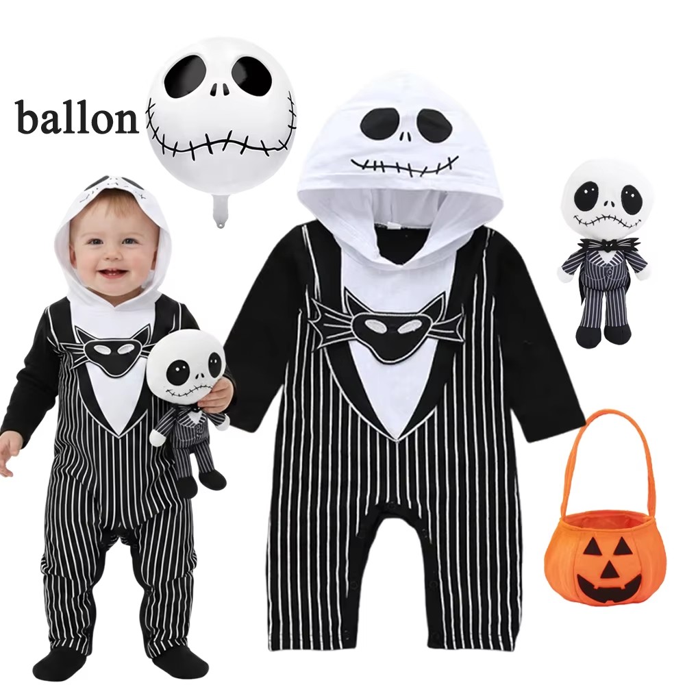 Baby Boys Hooded Romper Hallow - огляд і ціна Baby Q Clothing
