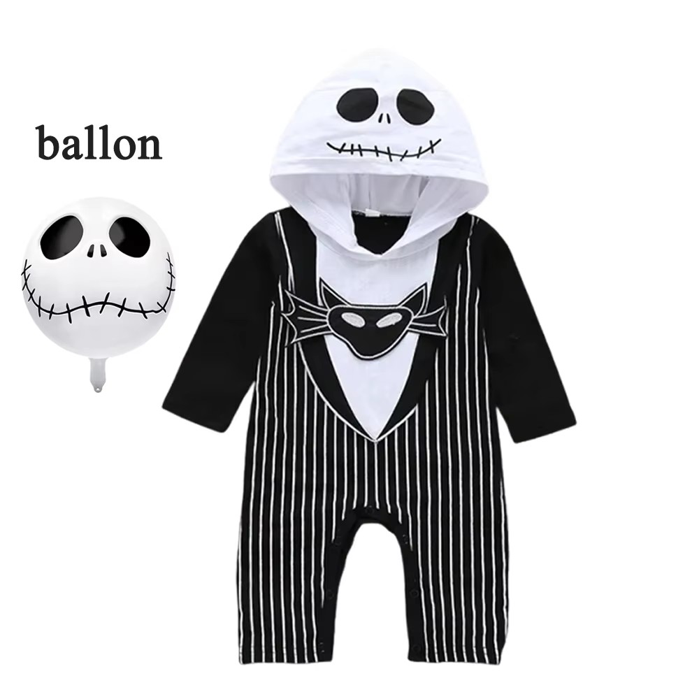 Baby Boys Hooded Romper Hallow - огляд і ціна Baby Q Clothing