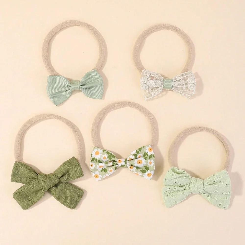 5Pcs/Set Baby Elastic Headband - огляд і ціна Newborn Gift Set