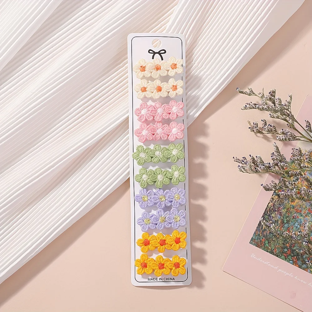 10Pcs/Set Baby Mini Flower Hai - огляд і ціна Newborn Gift Set