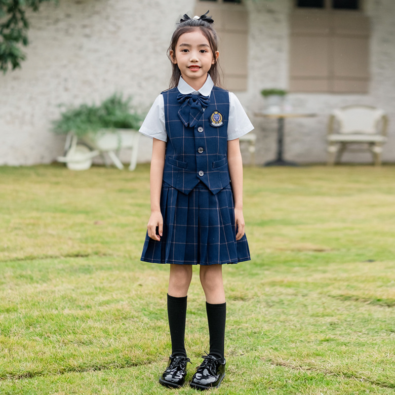Kids British Plaid Vest Shirt  - огляд і ціна Baby Q Clothing