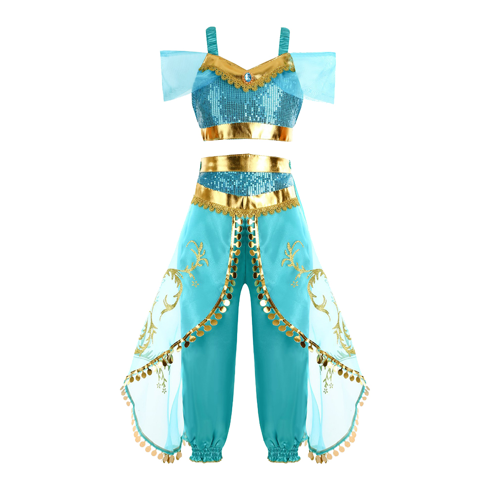 Girls Jasmine Fantasy Costume  - огляд і ціна Baby Q Clothing